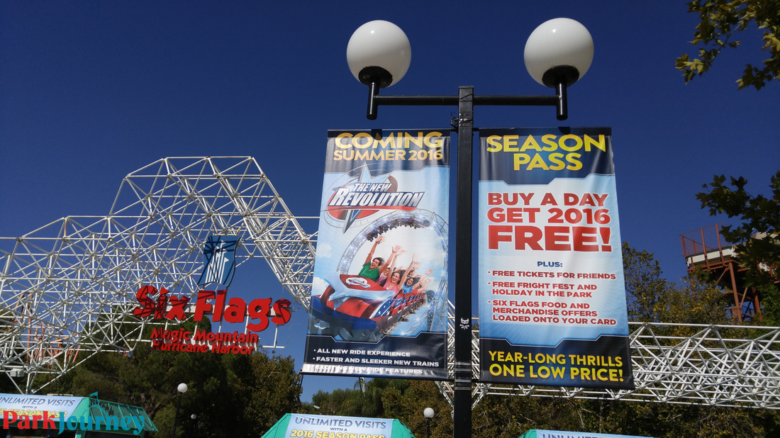 Six Flags Magic Mountain says goodbye to Revolution 1.Ouch